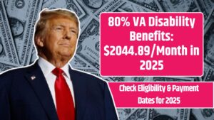 80% VA Disability Benefits: $2044.89/Month in 2025