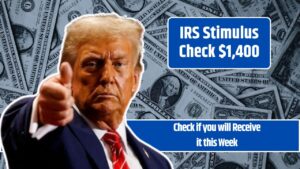 IRS Stimulus Check $1,400